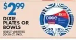 Compare Foods Dixie plates or bowls offer