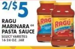 Compare Foods Ragu marinara pasta sauce offer