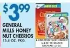 Compare Foods General mills honey nut cheerios offer
