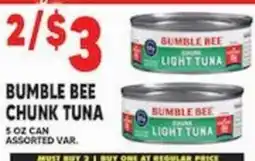 Associated Bumble Bee chunk tuna offer