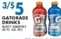 Met Foodmarkets Gatorade drinks offer