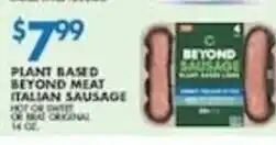 Associated Plant Based Beyond Meat Italian Sausage offer