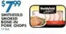 Associated Smithfield smoked bone-in pork chops offer