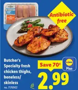 Lidl Butcher's Specialty fresh chicken thighs offer