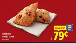 Lidl cranberry orange scone offer