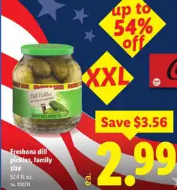Lidl Freshona dill pickles, family size offer