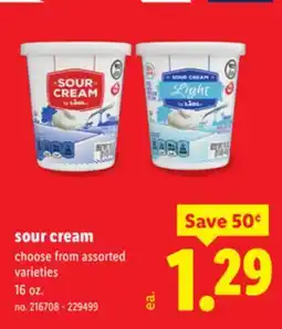 Lidl sour cream offer