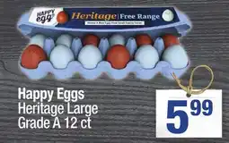 Super King Markets Happy Eggs Heritage Large Grade A offer