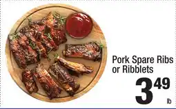 Super King Markets Pork Spare Ribs or Riblets offer