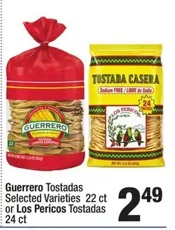 Super King Markets Guerrero Tostadas 22 ct or Los Pericos Tostadas 24 ct offer