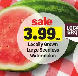 Meijer Locally Grown Large Seedless Watermelon offer