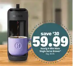 Meijer Keurig K-Mini Mate Single Serve Brewer offer