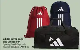 Meijer adidas Duffle Bags and Sackpacks offer