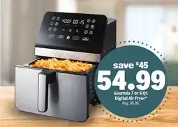 Meijer Gourmia 7 or 8 Qt. Digital Air Fryer offer