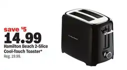 Meijer Hamilton Beach 2-Slice Cool-Touch Toaster offer