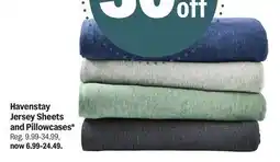 Meijer Havenstay Jersey Sheets and Pillowcases offer