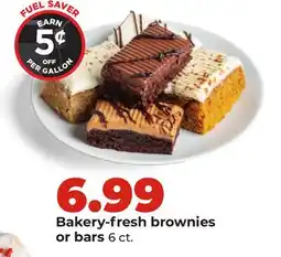 Hy-Vee Bakery-fresh brownies or bars offer