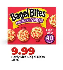 Hy-Vee Party Size Bagel Bites offer