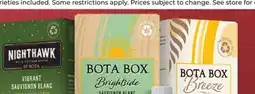 Hy-Vee Bota Box wine offer