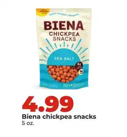 Hy-Vee Biena chickpea snacks offer