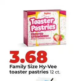 Hy-Vee Family Size Hy-Vee toaster pastries offer