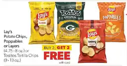Family Fresh Market Lay's Potato Chips, Poppables or Layers or Tostitos Tortilla Chips offer