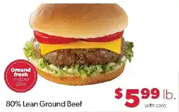 Family Fresh Market 80% Lean Ground Beef offer