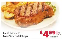 Family Fresh Market Fresh Boneless New York Pork Chops offer
