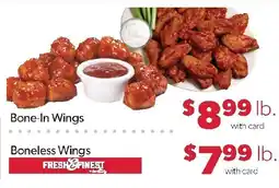 Family Fresh Market Fresh & Finest Boneless Wings offer