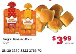 Family Fresh Market King's Hawaiian Rolls offer