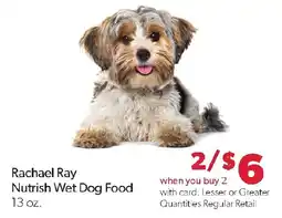 Family Fresh Market Rachael Ray Nutrish Wet Dog Food offer