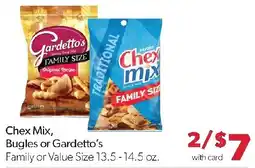 Family Fresh Market Chex Mix, Bugles or Gardetto's offer