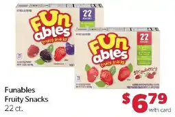 Family Fresh Market Funables Fruity Snacks offer