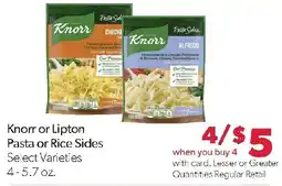 Family Fresh Market Knorr Pasta or Rice Sides offer