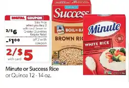 Family Fresh Market Minute or Success Rice or Quinoa offer