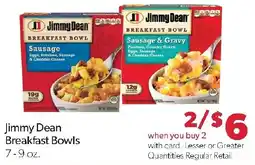 Family Fresh Market Jimmy Dean Breakfast Bowls offer