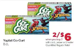 Family Fresh Market Yoplait Go-Gurt offer