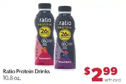 Family Fresh Market Ratio Protein Drinks offer