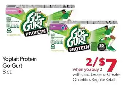 Family Fresh Market Yoplait Protein Go-Gurt offer