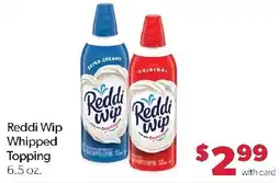 Family Fresh Market Reddi Wip Whipped Topping offer