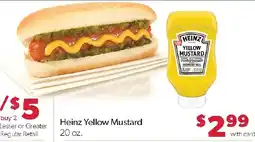 Family Fresh Market Heinz Yellow Mustard offer