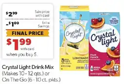 Family Fresh Market Crystal Light Drink Mix offer