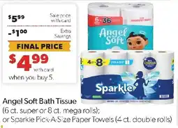 Family Fresh Market Angel Soft Bath Tissue offer