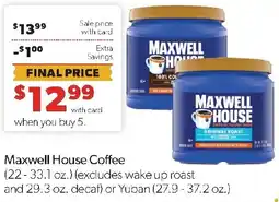 Family Fresh Market Maxwell House Coffee offer
