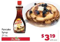 Family Fresh Market Our Family Pancake Syrup offer