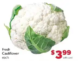 Family Fresh Market Fresh Cauliflower offer
