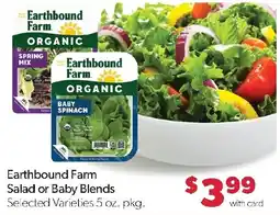 Family Fresh Market Earthbound Farm Salad or Baby Blends offer