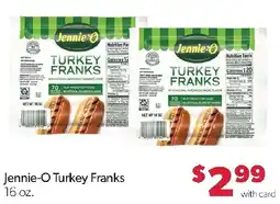 Family Fresh Market Jennie-O Turkey Franks offer