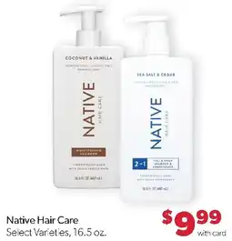 Family Fresh Market Native Hair Care offer