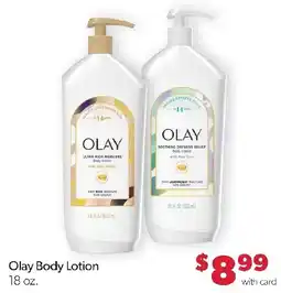 Family Fresh Market Olay body lotion offer